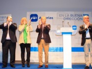 Luis Venta, Fernando Goñi, Agustín Iglesias, Mercedes Fernández, Salvador Garriga y Carlos Galcerán