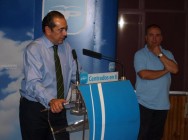 Fernando Goñi y Carlos Galcerán en la espicha de 2011